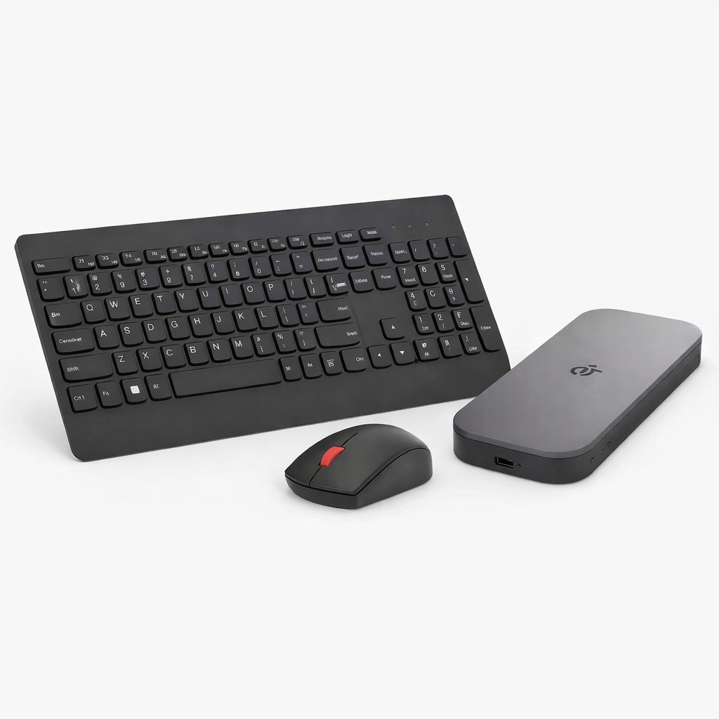 Lenovo Office Productivity Kit – Keyboard, Mouse & Portable Power (Open Box)