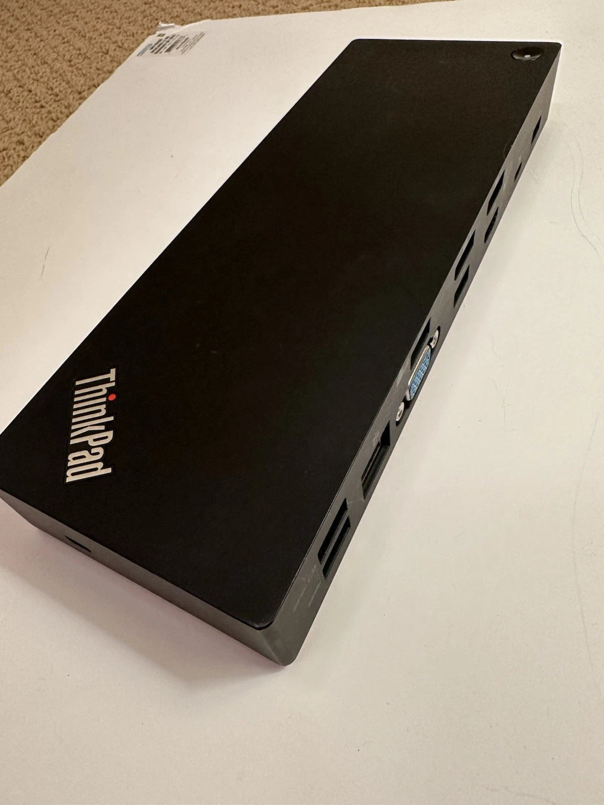 Lenovo ThinkPad Thunderbolt 3 Dock 40AC w/ 135W Adapter Tested Working