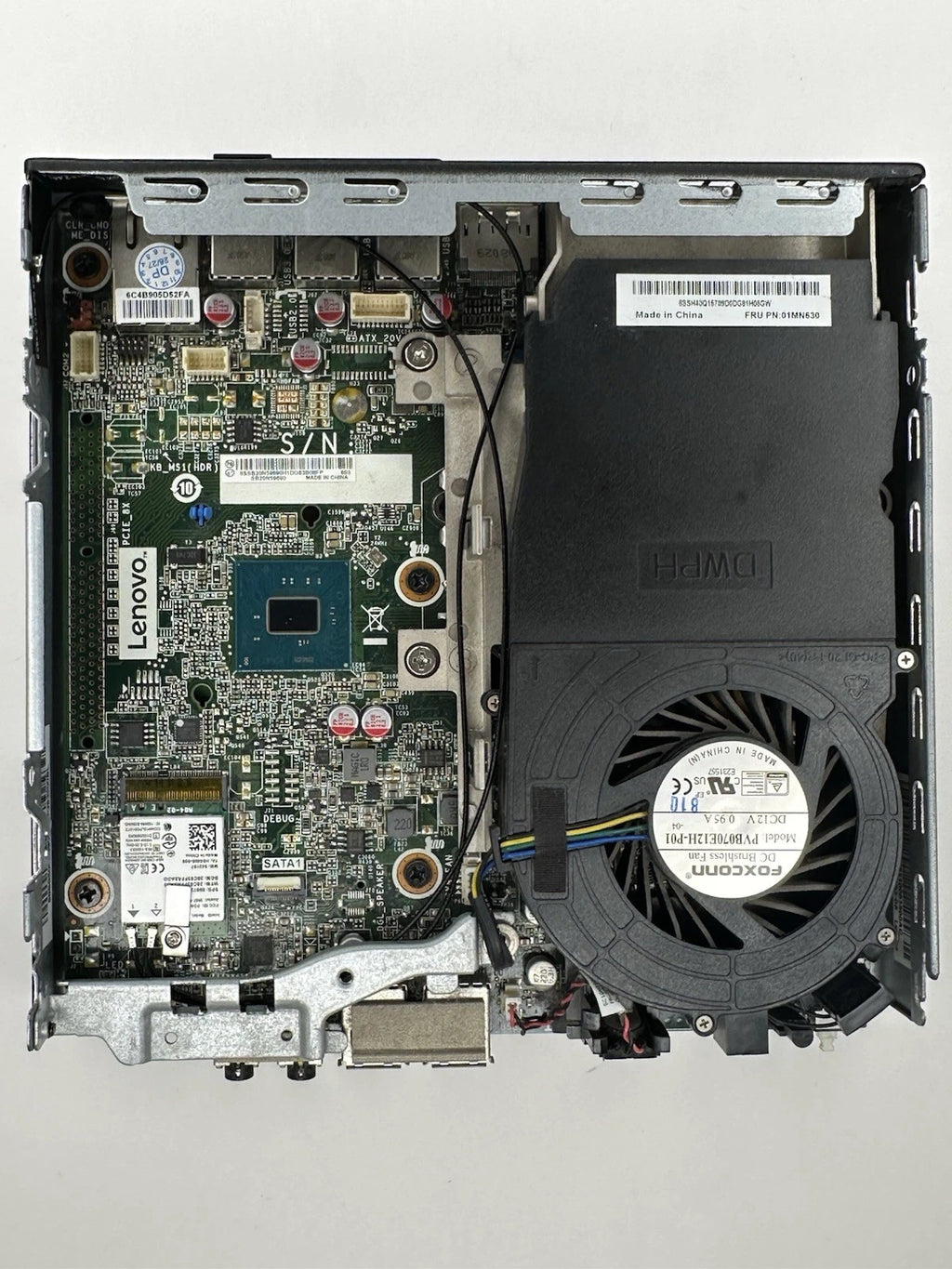 Share Lenovo ThinkCentre M710q Tiny PC i3-7100T WiFi BT 65W No RAM No SSD