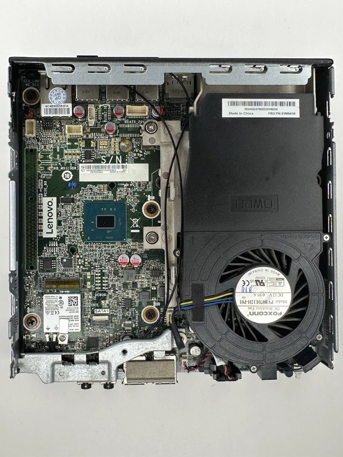 Share Lenovo ThinkCentre M710q Tiny PC i3-7100T WiFi BT 65W No RAM No SSD