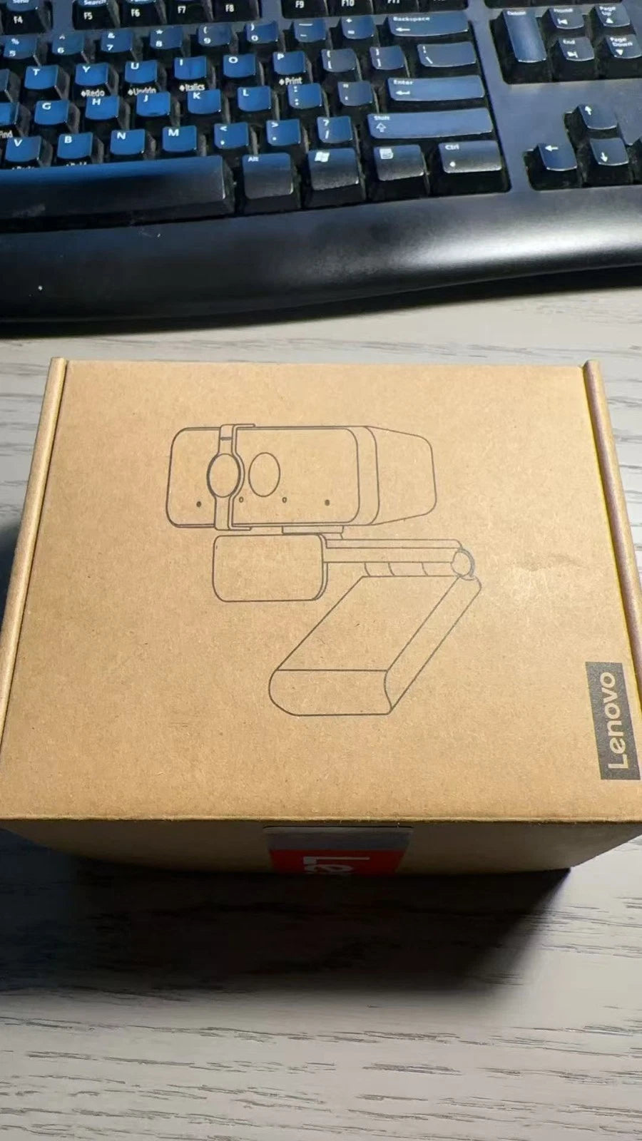 Lenovo 300 FHD Webcam 1080p USB Camera – Noise-Reducing Mic – Open Box Tested