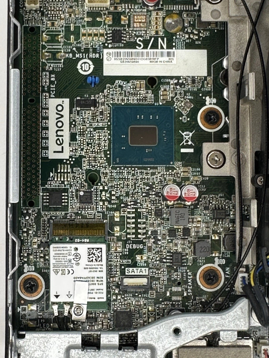 Share Lenovo ThinkCentre M710q Tiny PC i3-7100T WiFi BT 65W No RAM No SSD