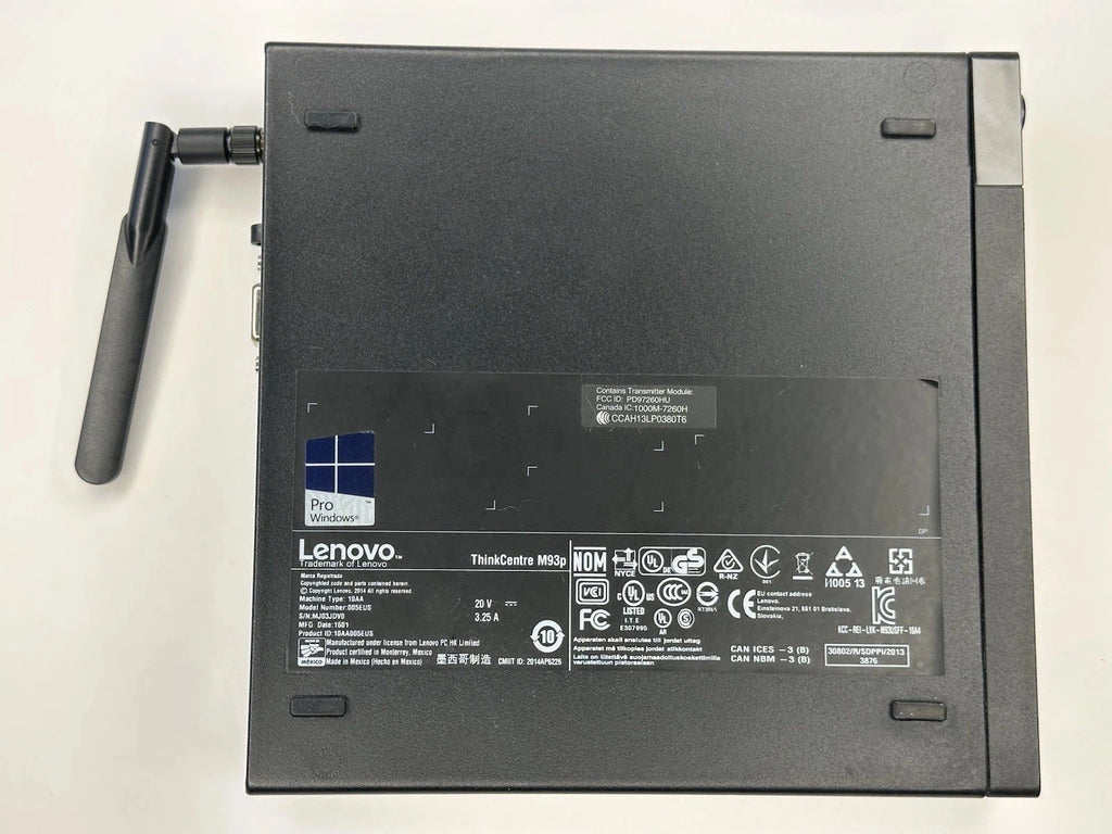Lenovo ThinkCentre M93p Tiny PC i5 8GB RAM 250GB SSD WiFi HDMI Cable