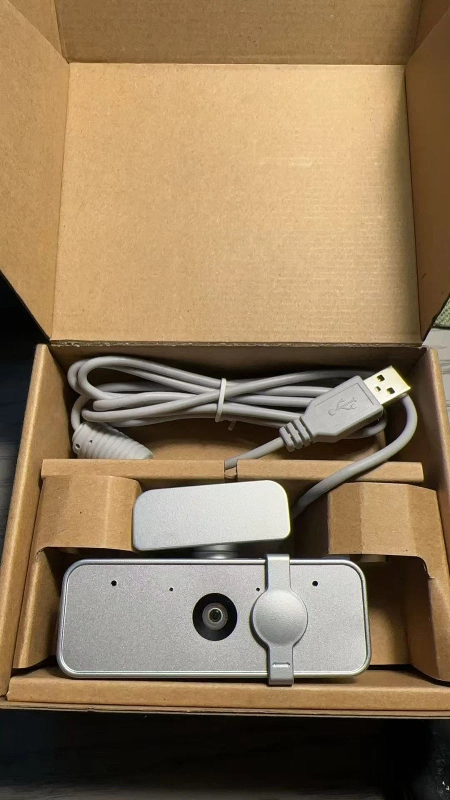 Lenovo 300 FHD Webcam 1080p USB Camera – Noise-Reducing Mic – Open Box Tested