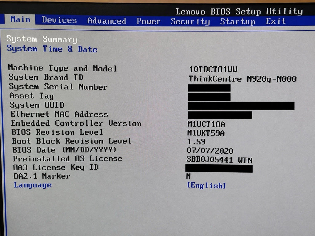 NEW OPEN BOX Lenovo ThinkCentre M920q Tiny Barebone WiFi BT 90W Adapter