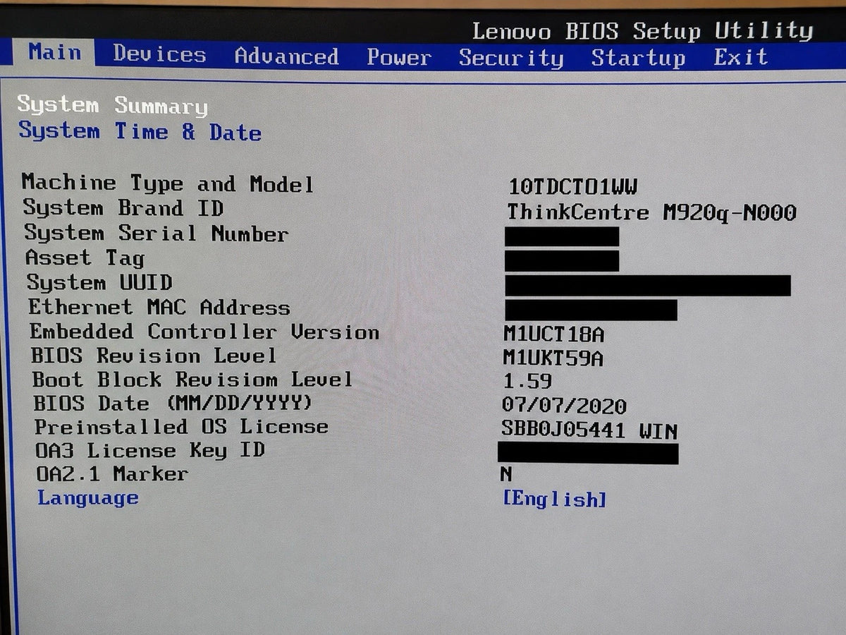 NEW OPEN BOX Lenovo ThinkCentre M920q Tiny Barebone WiFi BT 90W Adapter