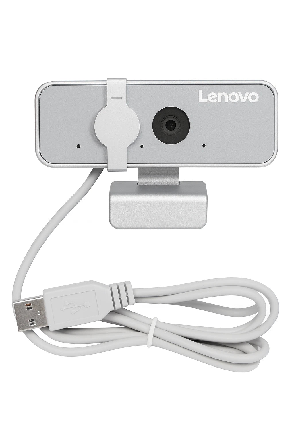 Lenovo 300 FHD Webcam 1080p USB Camera – Noise-Reducing Mic – Open Box Tested