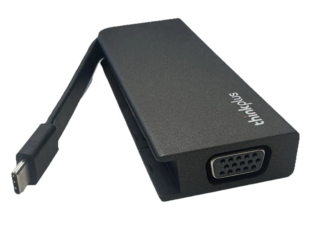 Lenovo ThinkPlus USB-C 4-in-1 Hub VGA Adapter 4X90W86497 3x USB