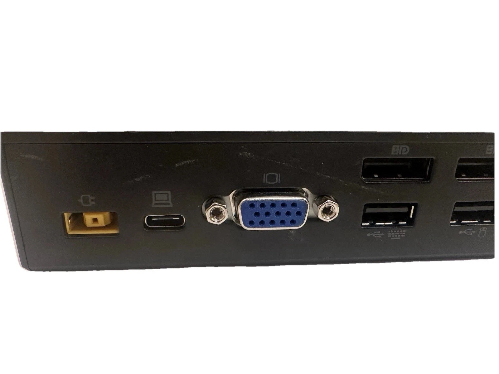 Lenovo ThinkPad USB-C Dock 40A9 w/ 90W Adapter Dual Monitor Dock Tested Working