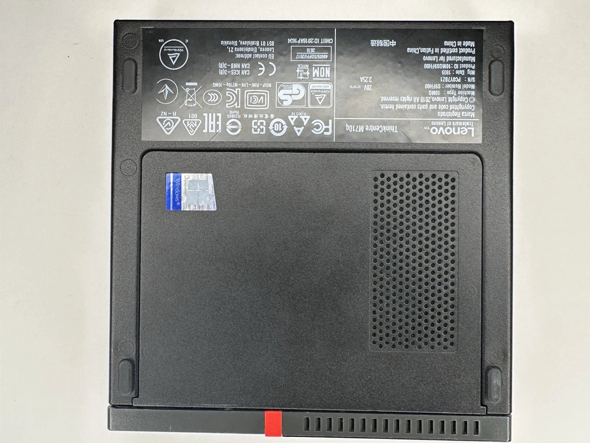 Share Lenovo ThinkCentre M710q Tiny PC i3-7100T WiFi BT 65W No RAM No SSD