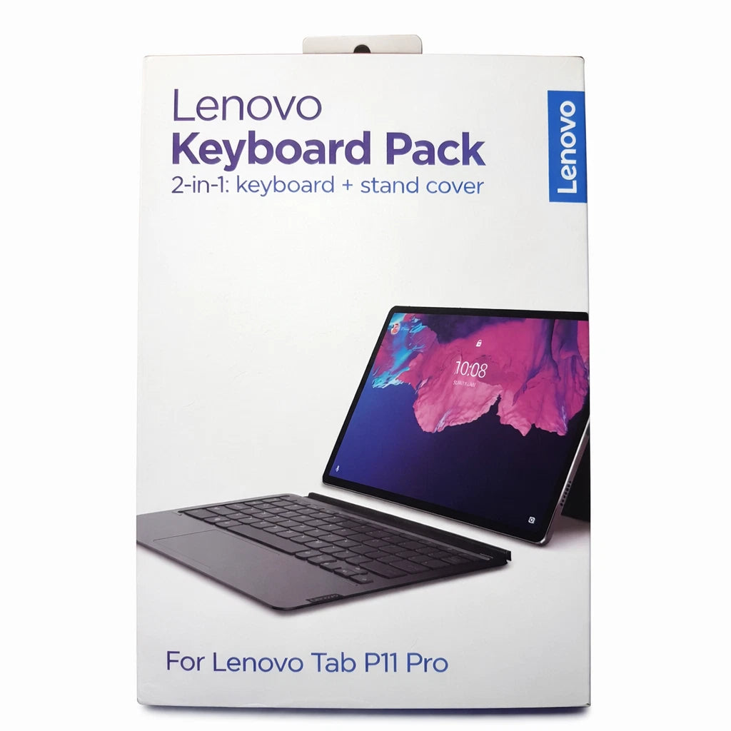 Lenovo Keyboard Pack 2-in-1 Keyboard & Stand Cover for Tab P11 Pro – Brand New