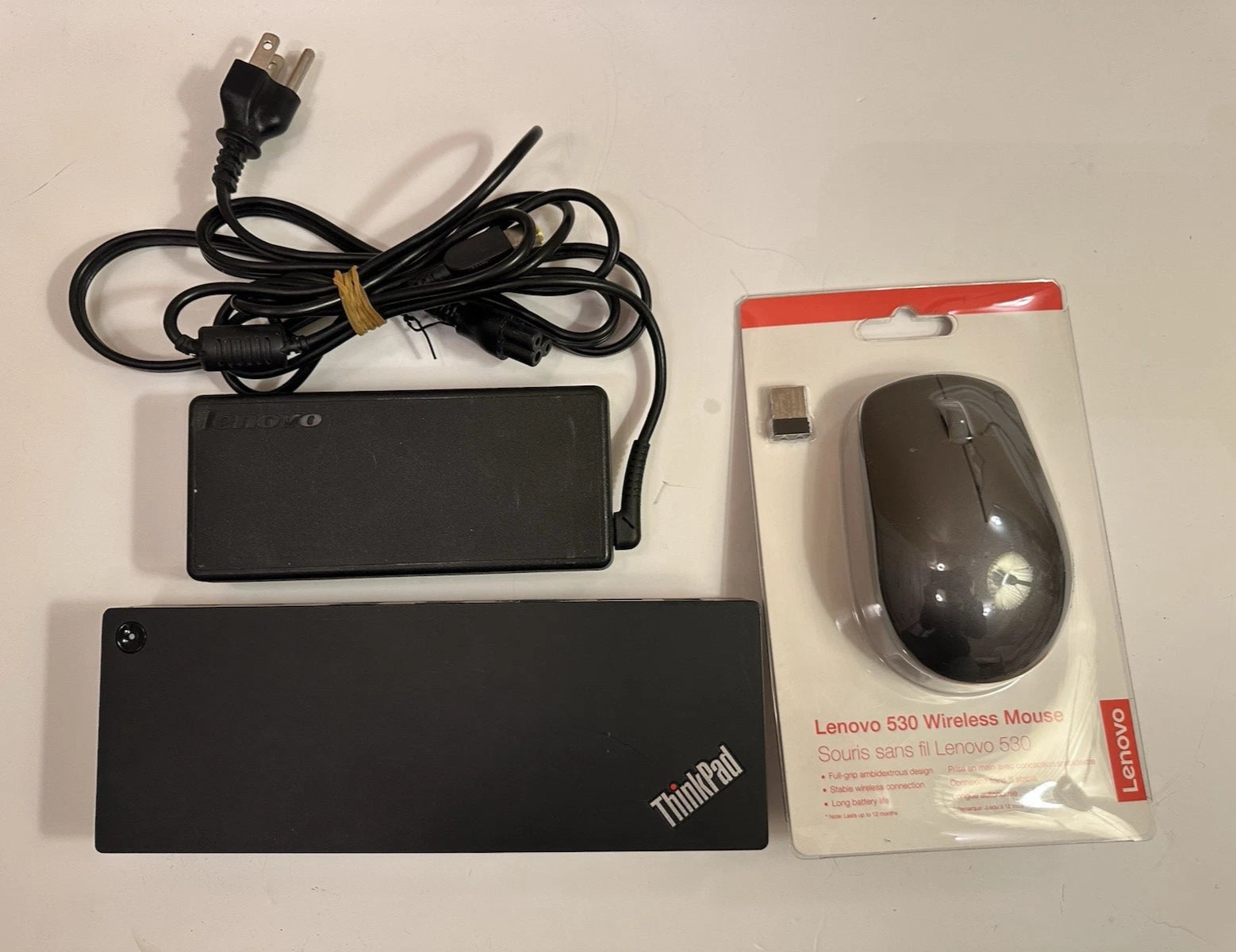 Lenovo ThinkPad Thunderbolt 3 Dock 40AC w/ 135W Adapter Tested Working